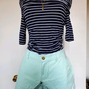 Old Navy pastel green shorts